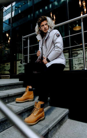 Timberland Mens Fashion Promotion Wallpaper