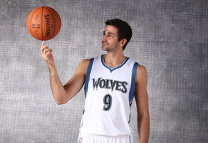 Timberwolves Ricky Rubio Portrait Wallpaper