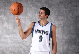 Timberwolves Ricky Rubio Portrait Wallpaper