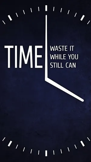 Time Clock Motivational Mobile Wallpaper