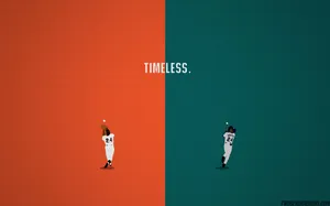 Timeless Baseball Fan Art Wallpaper