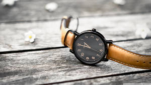 Timex Brown Hand Watch Time Wallpaper