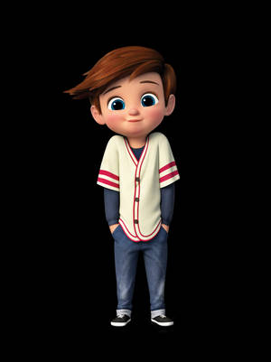 Timothy Templeton Cute Boy Cartoon Wallpaper