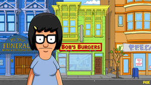 Tina Belcher In Bob's Burgers Store Wallpaper