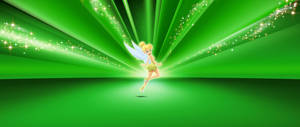 Tinkerbell Green Disney 4k Ultra Wide Wallpaper