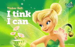 Tinkerbell Motivational Quote Wallpaper
