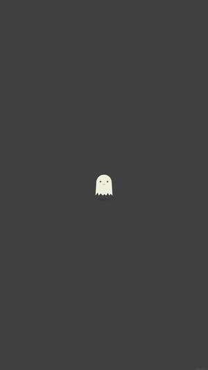 Tiny Ghost Art Basic Wallpaper