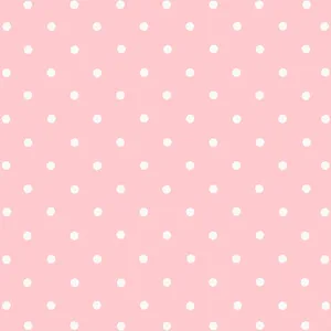 Tiny Pink And White Polka Dot Pattern Wallpaper