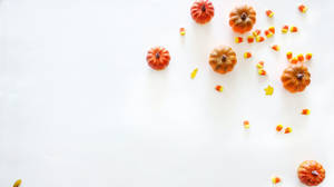Tiny Pumpkins Halloween Aesthetic Wallpaper