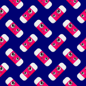 Tired Pills Pattern Aesthetic Wallpaper