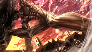 Titan Eren In Attack On Titan Wallpaper