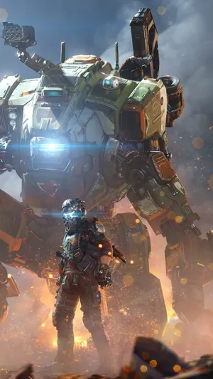 Titanfall 2 Armored Pilot Titan Wallpaper
