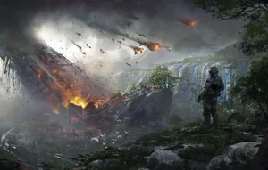 Titanfall 2 Crashed Battleship Wallpaper