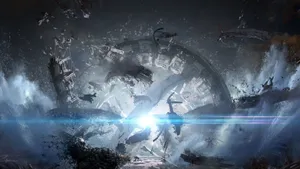 Titanfall 2 Nuclear Explosion Wallpaper