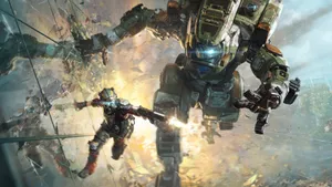 Titanfall 2 Pilot And Titan Wallpaper