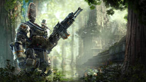 Titanfall Temple Forest Wallpaper