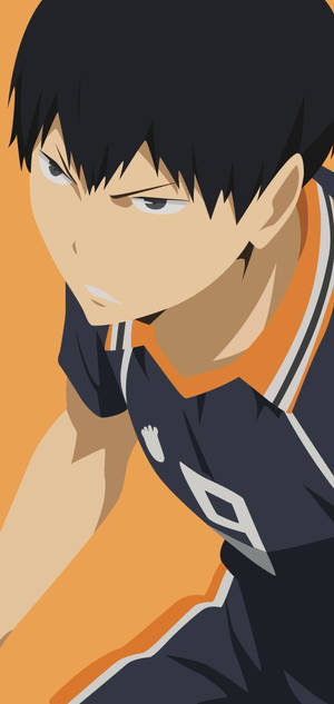 Tobio Kageyama Vector Art Wallpaper