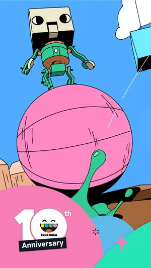 Toca Boca Robot Wallpaper