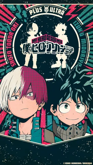 Todoroki And Midoriya Wallpaper