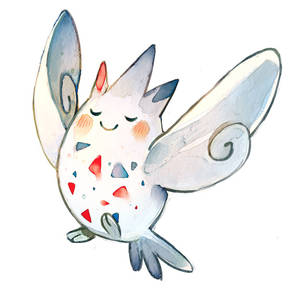 Togekiss Landing Wallpaper