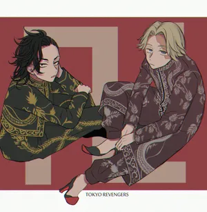 Tokyo Revengers Koko And Inupi Wallpaper