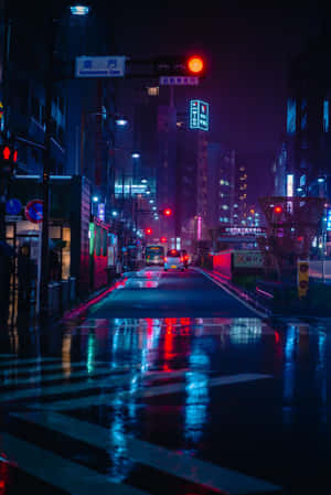 Tokyo's Extraordinary Cyberpunk Landscape Wallpaper