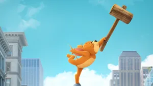 Tom And Jerry 4k Wood Hammer Wallpaper