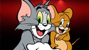 Tom And Jerry Iphone Red Abstract Wallpaper