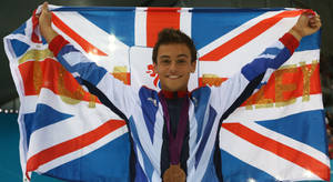 Tom Daley Union Flag Wallpaper