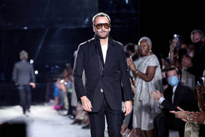 Tom Ford On The Catwalk Wallpaper