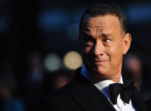 Tom Hanks Candid Photograph Wallpaper