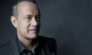 Tom Hanks Graphite Grey Suit Wallpaper