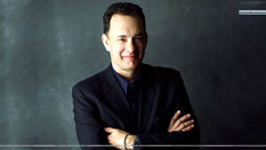 Tom Hanks Hands Crossed In Chest Wallpaper