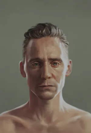 Tom Hiddleston Painting Wallpaper
