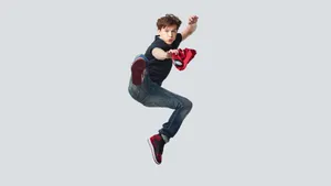 Tom Holland Funny Photoshoot Wallpaper