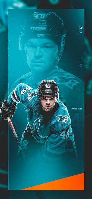 Tomas Hertl In Action Wallpaper