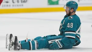 Tomas Hertl Of San Jose Sharks Wallpaper