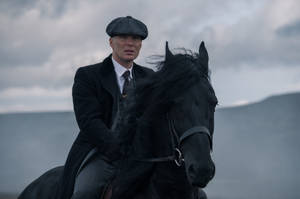 Tommy And Black Steed Peaky Blinders 8k Wallpaper