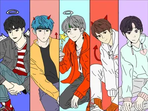 Tomorrow X Together Angel Or Devil Fanart Wallpaper