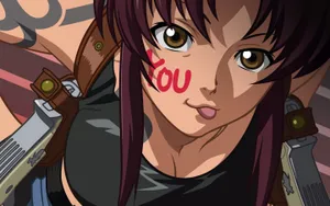Tongue Out Revy Wallpaper