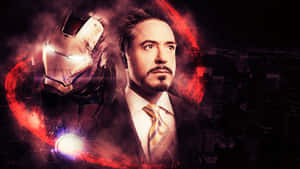 Tony Stark Iron Man Aura Wallpaper