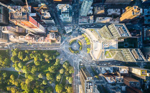 Top Of The Columbus Circle Wallpaper