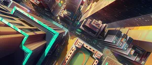 Top View City Art Wallpaper