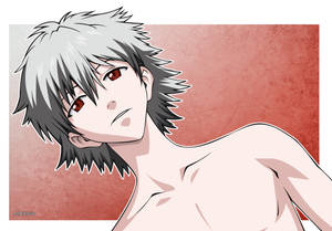 Topless Kaworu Nagisa Artwork Wallpaper