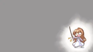 Toradora Angry Chibi Taiga Wallpaper