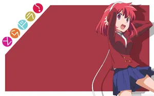Toradora Pink Minori Wallpaper