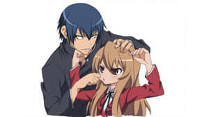 Toradora Sweet Couple Taiga Aisaka Wallpaper