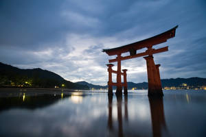 Torii Gate Low Angle Wallpaper