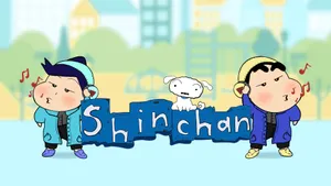 Toru And Shin Chan Cartoon Background Wallpaper