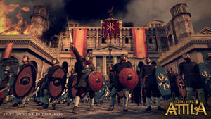 Total War Attila Castle Guards Wallpaper